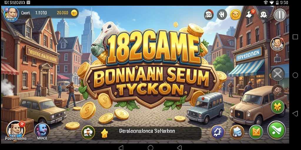 Tampilan gameplay menarik dalam 182GAME yang penuh strategi Tycoon.