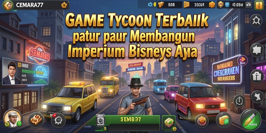 Tangkapan layar gameplay <strong>CEMARA77</strong> menampilkan strategi Tycoon yang mendalam.
