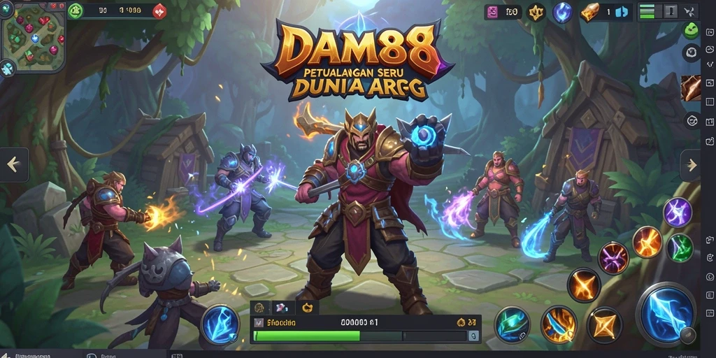 Tangkapan layar gameplay menakjubkan dari DAM88 dengan aksi ARPG mendebarkan.