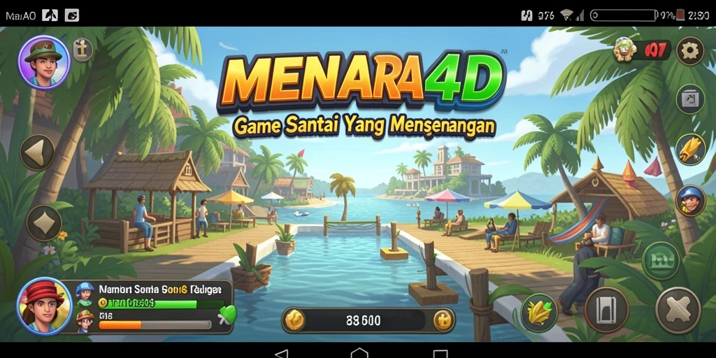 Screenshot MENARA4D menampilkan gameplay yang seru dan menantang.