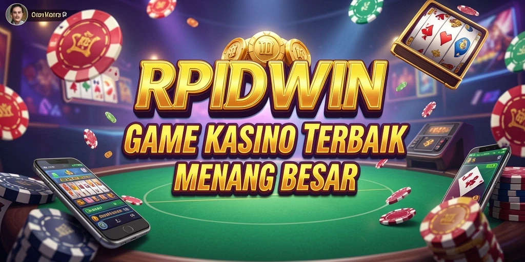 Tampilan utama RPIDWIN dengan berbagai pilihan permainan Kasino.